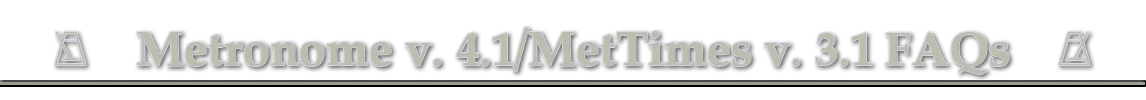 Met FAQs logo